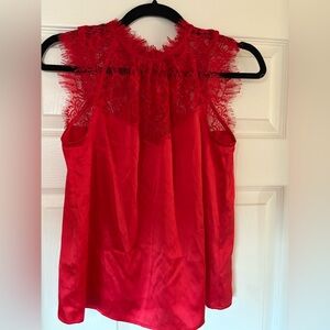 Generation Love Red Lace Tank Top